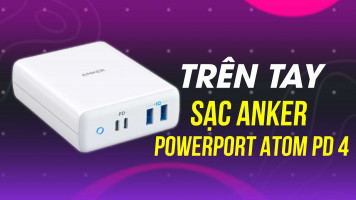 Cốc Sạc Quyền Lực Anker PowerPort Atom PD 4 Với Công Suất 100W