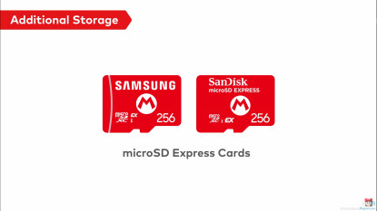 Chuẩn thẻ nhớ microSD mới trên Nintendo Switch 2 có giá 