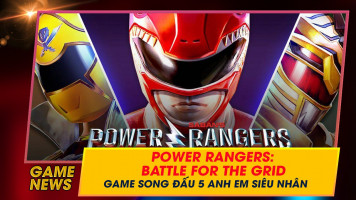 Giới thiệu tựa game Power Rangers Battle for the Grid - Gặp lại 5 anh em siêu nhân tuổi thơ