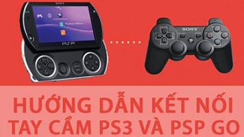 Hướng dẫn kết nối tay cầm PS3 và PSP GO