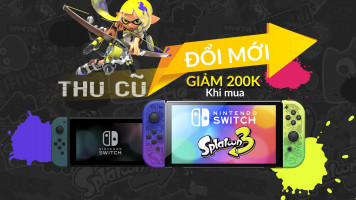 Lên đời Nintendo Switch Oled Splatoon 3, Tiết Kiệm Tối Đa, Chơi Game Thả Ga