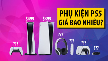 Hé lộ giá bán chính thức phụ kiện PS5, tay cầm DualSense giá đẹp miễn bàn!
