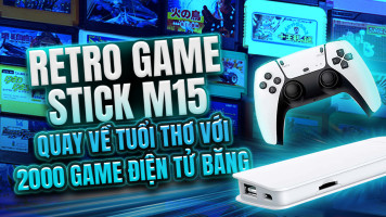 Retro Game Stick M15: Quay Về Tuổi Thơ Với 20000 Game Điện Tử Băng