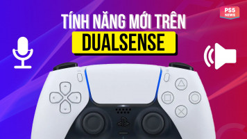Tay cầm Dualsense PS5 có thể dùng làm Mic và Speaker trên PC