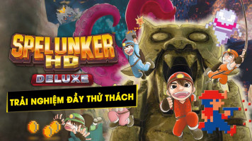 Vào vai anh thợ mỏ đầy thử thách trong Spelunker HD Deluxe