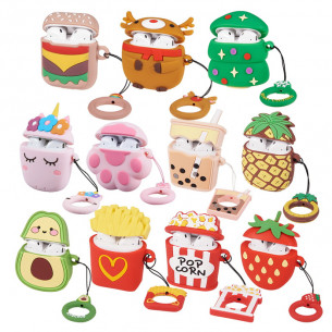 Silicone Case Cartoon for AirPods 1/2