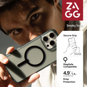 ZAGG ESNTL Snap Case with MagSafe for iPhone 16 Pro - Smoky ZAGG ESNTL Snap Case with MagSafe for iPhone 16 Pro - Smoky