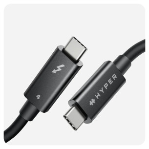 HyperDrive Thunderbolt 4 Cable 2M For MacBook/iPad/Laptop - HDTB4AC2GL