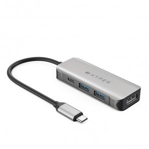 HyperDrive HDMI 4K 60Hz 4-in-1 USB-C Hub HD41