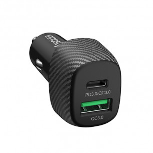 Sạc ô tô Innostyle PowerOn Speed 38W Car Charger - IC38-2PDBLK Sạc ô tô Innostyle PowerOn Speed 38W Car Charger - IC38-2PDBLK
