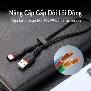 Cáp sạc Ivon CA81 Lightning Fast Charging Data Cable 0.3m Cáp sạc Ivon CA81 Lightning Fast Charging Data Cable 0.3m