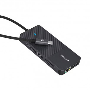 Mazer Pro Hub 12 In 1 USB-C PD3.0 100W Mutimedia Hub With Triple Display