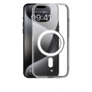 Case Mipow Magsafe Case For iPhone 15 Pro Max 6.7 Inch 2023 Transparent