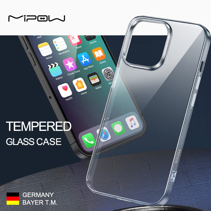 Case Mipow Tempered Glass Transparent For IPhone 14 Plus (Germany Material)