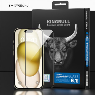 Dán Cường Lực iPhone 15 Mipow Kingbull Premium Silk HD Dán Cường Lực iPhone 15 Mipow Kingbull Premium Silk HD