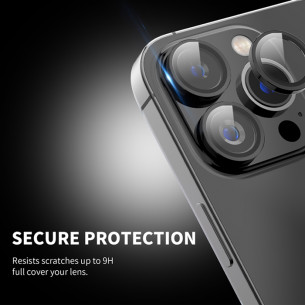 Lens Bảo Vệ Camera Dành Cho iPhone 15 Pro/15 Pro Max Mipow Kingbull TitanShield - Black Titanium Lens Bảo Vệ Camera Dành Cho iPhone 15 Pro/15 Pro Max Mipow Kingbull TitanShield - Black Titanium