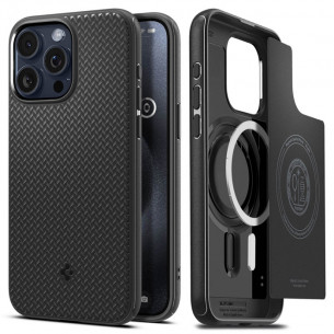 Case Spigen Mag Armor MagFit iPhone 15 Pro 6.1 Inch 2023 - Matte Black Case Spigen Mag Armor MagFit iPhone 15 Pro 6.1 Inch 2023 - Matte Black