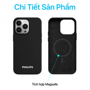 Philips - Silicon Case With Magsafe For Iphone 14 Pro - DLK9714