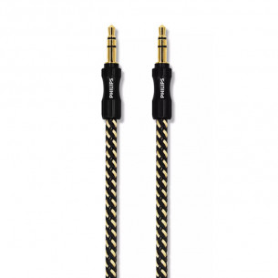 Cáp Chuyển Đổi Âm Thanh Philips - Audio Cable AUX 3.5MM Male To 3.5MM Male - Black
