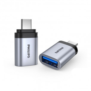 Philips - Bộ Chuyển Type-C Male To USB 3.0 Female SWA3080 Philips - Bộ Chuyển Type-C Male To USB 3.0 Female SWA3080