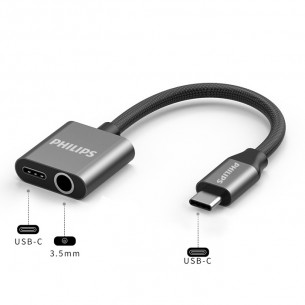 Philips - Bộ Chuyển Type-C To Type-C & 3.5 Audio - SWA3021