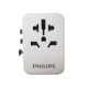 Ổ cắm điện du lịch Philips Universal Socket -  (US/EU/AUS/UK PLUGS)