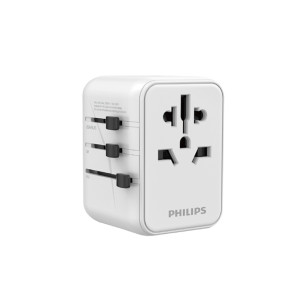 Ổ cắm điện du lịch Philips Universal Socket -  (US/EU/AUS/UK PLUGS)