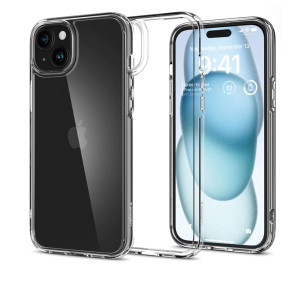 Case Spigen Ultra Hybrid iPhone 15 6.1 Inch 2023 - Crystal Clear