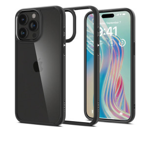 Case Spigen Ultra Hybrid iPhone 15 Pro Max 6.7 Inch 2023 - Matte Black