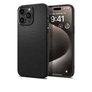Case Spigen Liquid Air iPhone 15 Pro 6.1 Inch 2023 - Matte Black Case Spigen Liquid Air iPhone 15 Pro 6.1 Inch 2023 - Matte Black