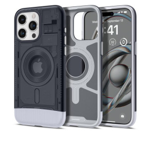Case Spigen Classic C1 MagFit iPhone 15 Pro Max 6.7 Inch 2023 - Graphite