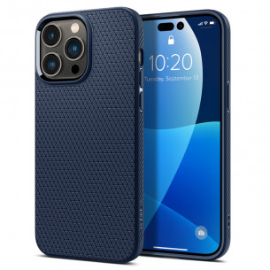 Case Spigen Iphone 14 Pro Max Liquid Air Navy Blue