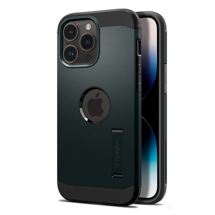 Case Spigen Iphone 14 Pro Max Tough Armor Magfit Abyss Green