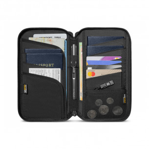 Túi Đựng Passport Du Lịch Tomtoc Passport Holder Black - H0113D1
