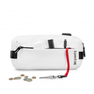 Túi Đeo Chéo Tomtoc (USA) Lightweigh Codura Sling Bag White H02-A04W01