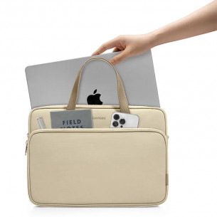 Túi Tomtoc (USA) Briefcase Premium For Macbook 13”/14”, Ultrabook 13″ Khaki (H21C1K1)