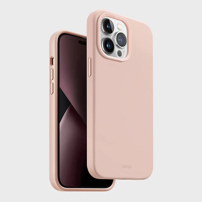 Case UNIQ Lino Hue Magclick Charging For IPhone 14 Pro - Pink