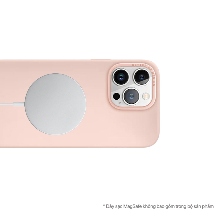 Case UNIQ Lino Hue Magclick Charging For IPhone 14 Pro - Pink
