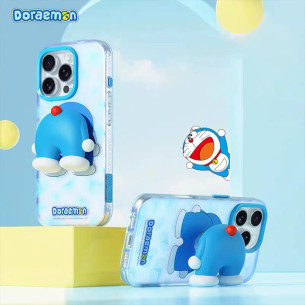 Case Rock Iphone 16 Pro Impression Inshare Doraemon Airbag Bracket Protective Dancing Butt Doraemon