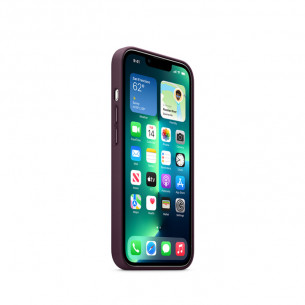 Apple Leather Case with MagSafe for iPhone 13 Pro - Dark Cherry Apple Leather Case with MagSafe for iPhone 13 Pro - Dark Cherry
