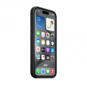 Apple FineWoven Case With Magsafe For iPhone 15 Pro - Black Apple FineWoven Case With Magsafe For iPhone 15 Pro - Black