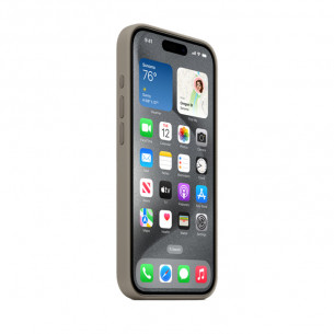 Apple Silicon Case with MagSafe for iPhone 15 Pro - Clay