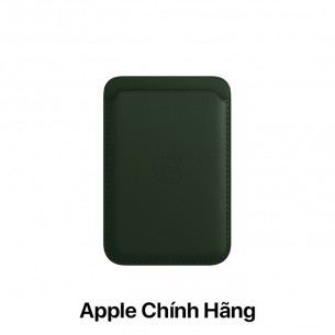 iPhone Leather Wallet with MagSafe - Sequoia Green