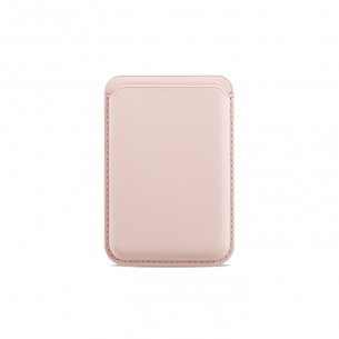 iPhone Leather Wallet with MagSafe - Gray Pink iPhone Leather Wallet with MagSafe - Gray Pink