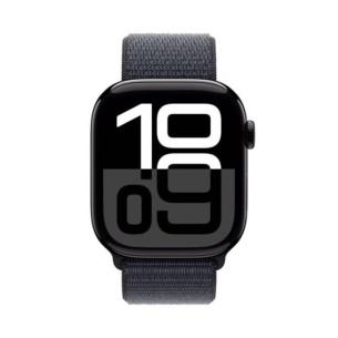 Apple Watch S10 Gps 46mm Jet Black Alu - Ink Sport Loop