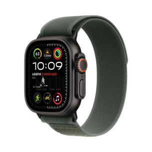 Apple Watch Ultra 2 GPS + Cellular 49MM Black Titanium - Green Trail Loop