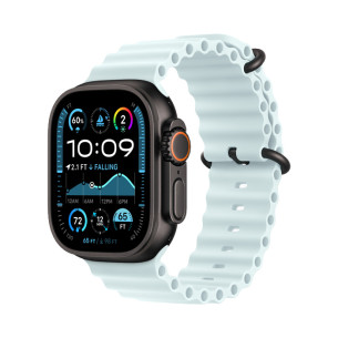 Apple Watch Ultra 2 GPS + Cellular 49MM Black Titanium - Ice Blue Ocean Band 
