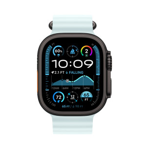 Apple Watch Ultra 2 GPS + Cellular 49MM Black Titanium - Ice Blue Ocean Band Apple Watch Ultra 2 GPS + Cellular 49MM Black Titanium - Ice Blue Ocean Band