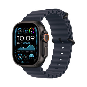 Apple Watch Ultra 2 GPS + Cellular 49MM Black Titanium - Navy Ocean Band 