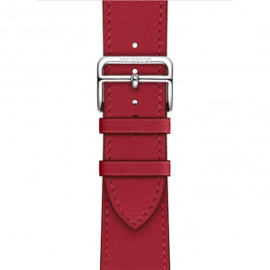 Apple Watch Band Rouge Piment Swift Leather Single Tour